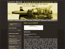 Tablet Screenshot of laurentmercie-avocat.fr